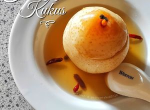 Foto resep Buah Pir kukus(배숙) meredakan Flu&Batuk