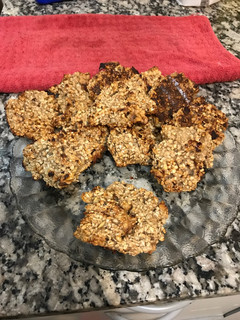 Una foto de Galletas de avena, banana y nuez súper fit !