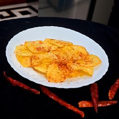 A picture of Potato Pepper Fry.