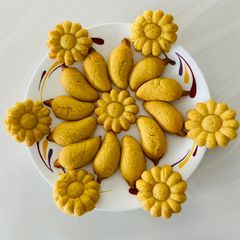 A picture of Mango biscuits (vegan).