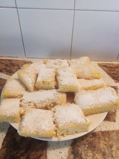 Una foto de Brownie de naranja