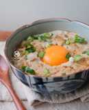 日式親子蒸肉餅