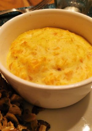 Une photo de Flan carottes ricotta et cumin