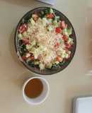 Ensalada de espinacas con aderezo de jengibre
