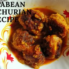 A picture of Soyabean Manchurian Recipe.