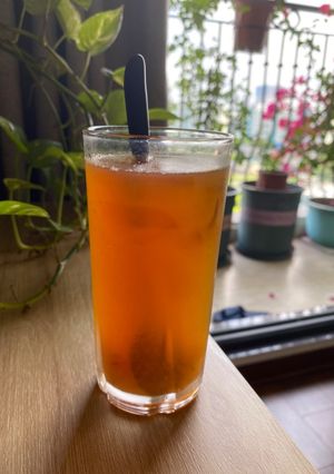 Hình của món Trà đào cam sả lowcab.