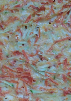 Una foto de Soufflé de zuchini y zanahoria