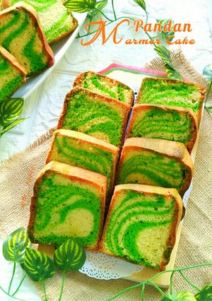 Foto resep Pandan marmer cake