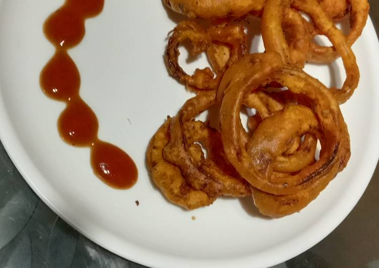 Recipe of Speedy Onion Ring Pakoda