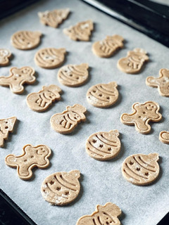 Una foto de Cookies Navideñas Saludables