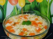 Gambar sup jagung baso ayam