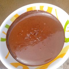A picture of Homemade nutella.