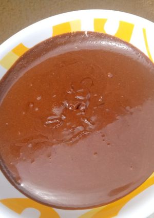 A picture of Homemade nutella.