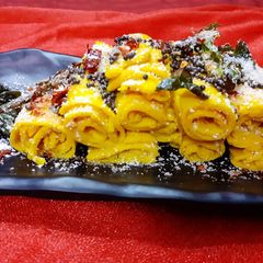 A picture of Microwave Khandvi.