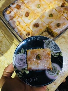 صورة لوصفة بسبوسه 🥰🥰 لذيذه
