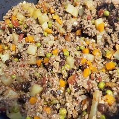 A picture of Picadillo - Ground beef.