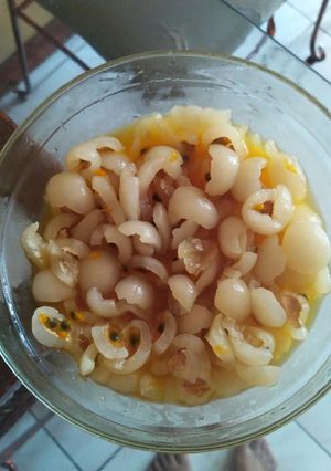 Foto resep Rujak Rambutan Saus Markisa