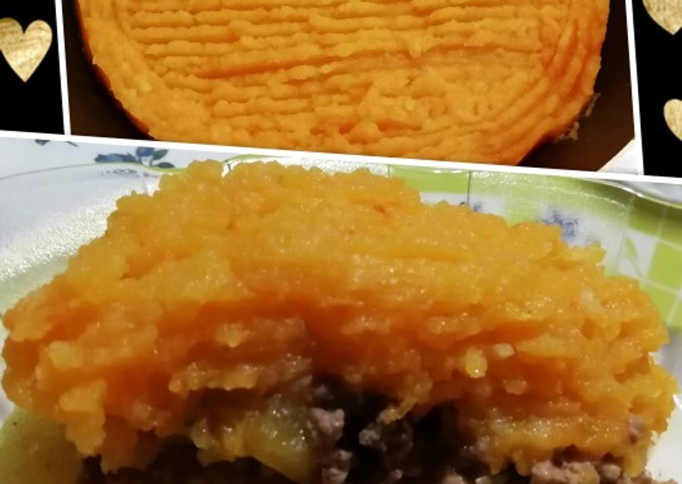 Pastel de carne picada y zapallo BC (en Essen)