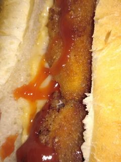 صورة لوصفة سندوتشات ستربس بالجبنه السايحه 😋