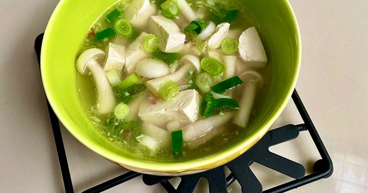 Resep Sup Tahu Putih Jamur Shimeji oleh Citra Paramita Cookpad