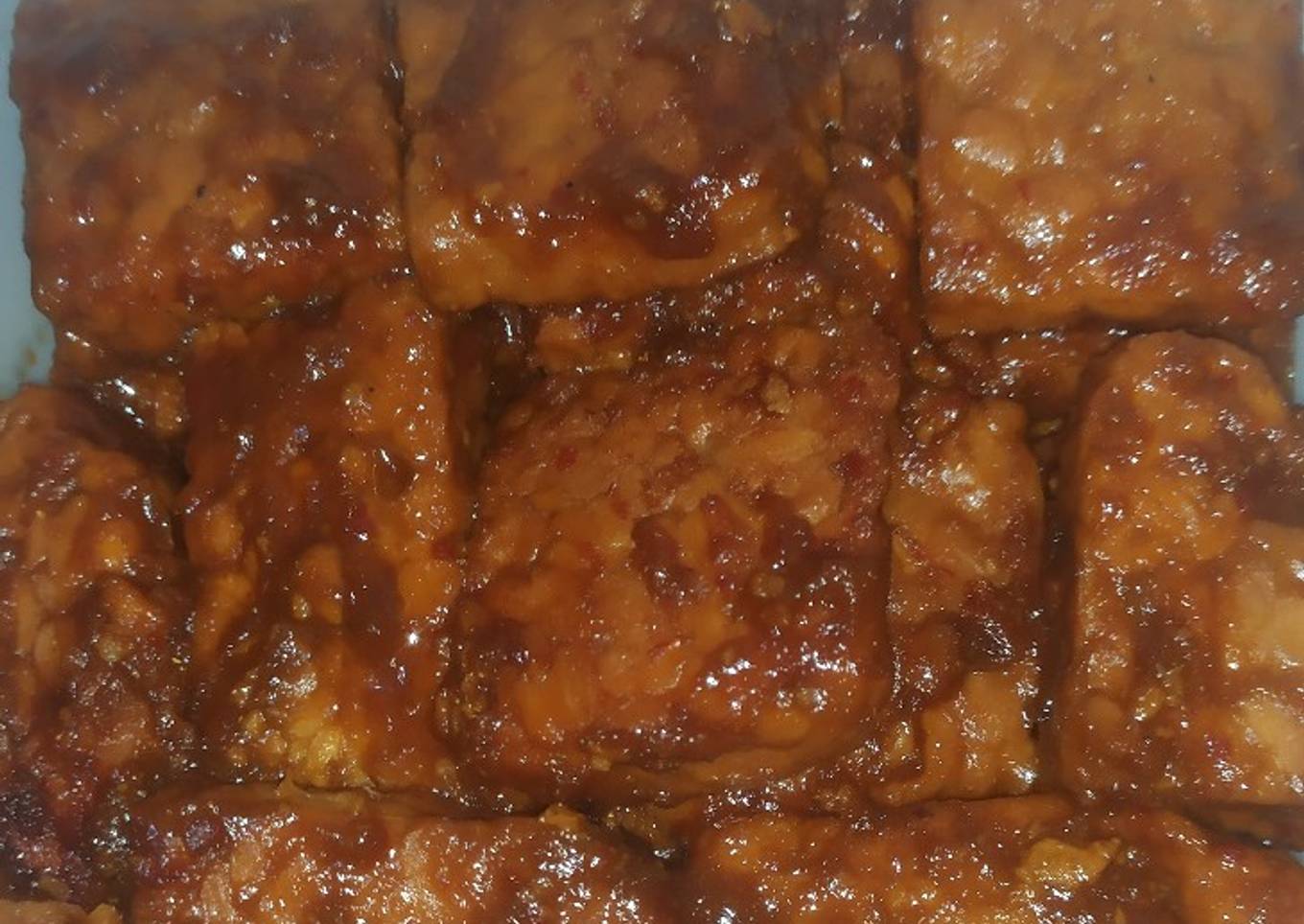 Tempe bacem spesial untuk suami