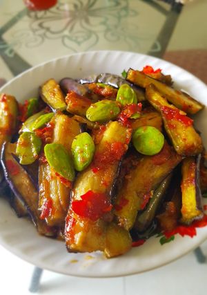 Foto resep Terong Balado Petai