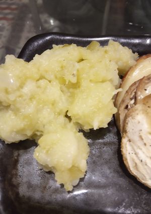 Una foto de Puré de chayote espinoso