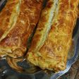 Hojaldre relleno de pollo y bacon