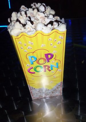 A picture of Chocolate popcorn.