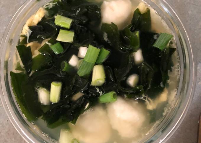 紫菜蛋花湯花枝丸湯食譜與作法by 孫玉芳 Cookpad 紫菜蛋花湯花枝丸湯食譜與作法by 孫玉芳 Cookpad