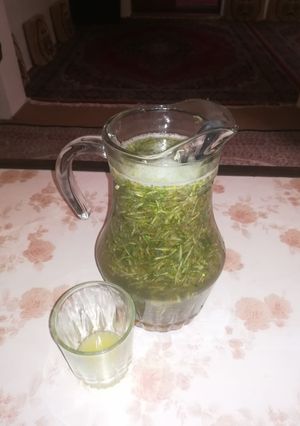 عکسی از دستور نوشیدنی مخصوص سحر(شربت خیار، سکنجبین)