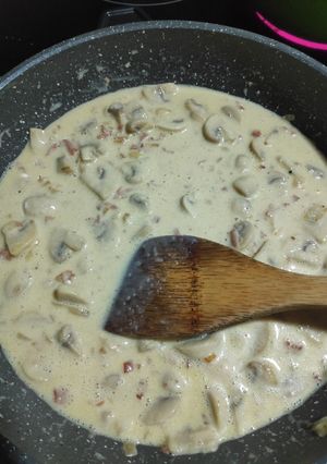 Una foto de Salsa carbonara