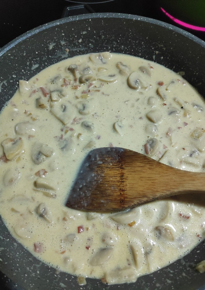 Una foto de Salsa carbonara