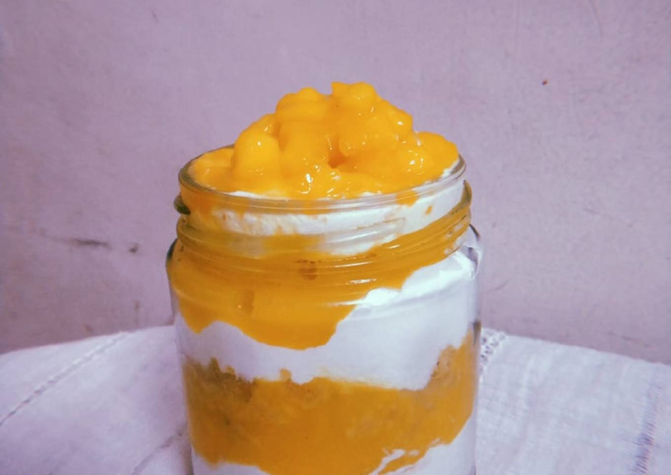 Mango Jar Cake