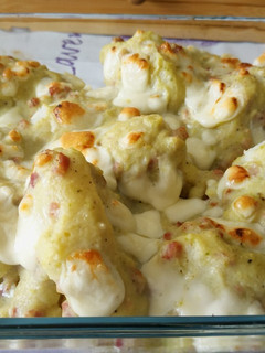 Una foto de Coliflor gratinada con falsa bechamel (sin harina)