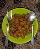 Bellpepper chilli Soya chunks