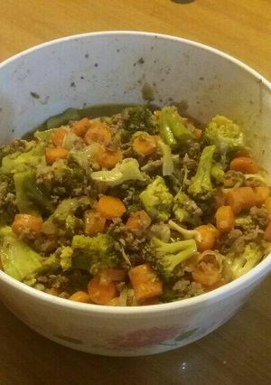 Foto resep Daging Cincang Brokoli Kukus