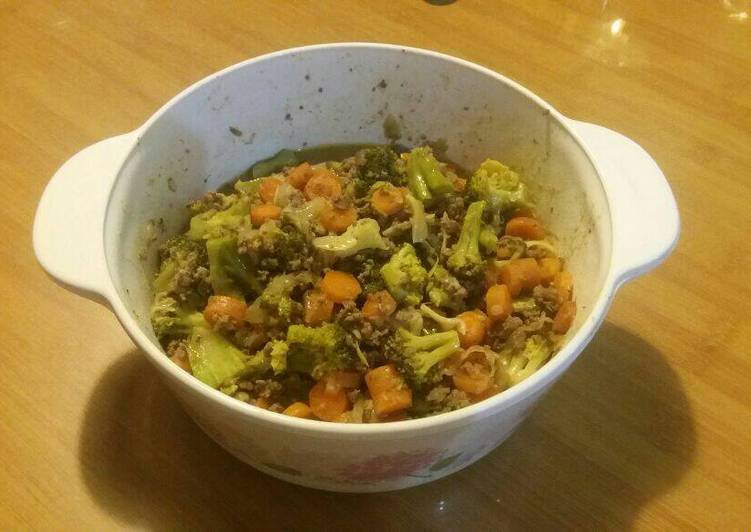 Daging Cincang Brokoli Kukus