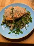 Crossover Risotto und Lachs