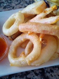 Una foto de Tempura de verduras