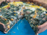 Tarta integral de espinaca, choclo y atún! 🤭