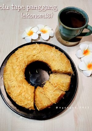 Foto resep Bolu tape panggang (ekonomis) metode all in one