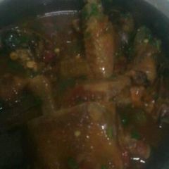 Kienyeji chicken stew A picture of Kienyeji chicken stew.