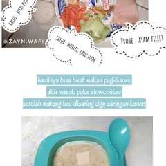 A picture of Bubur daging ayam with vegie.
