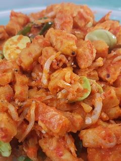 Foto resep Tempe Balado Ikan Teri with Pete