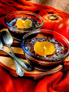 عکسی از دستور دسر کاکائویی خرمالو🍅🍫 (وگان)