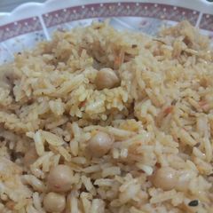 A picture of Chickpeas Pulao 🍸🍛.