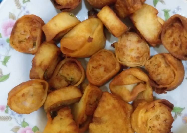 Egg roll chicken ala hokben