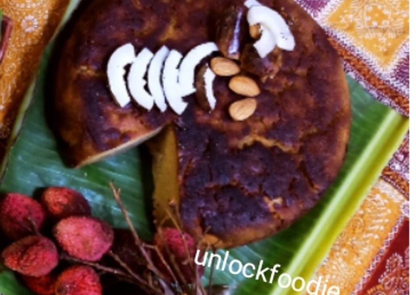 KAKHARU PODA PITHA (pumpkin cake)