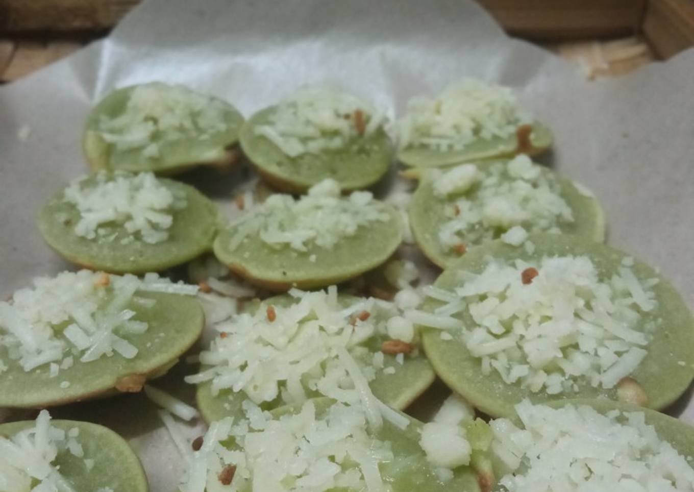Kue cubit Matcha